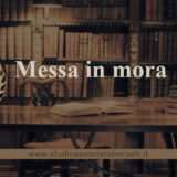 Messa in mora