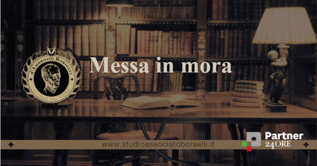 Messa in mora