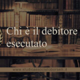 Chi è il debitore esecutato